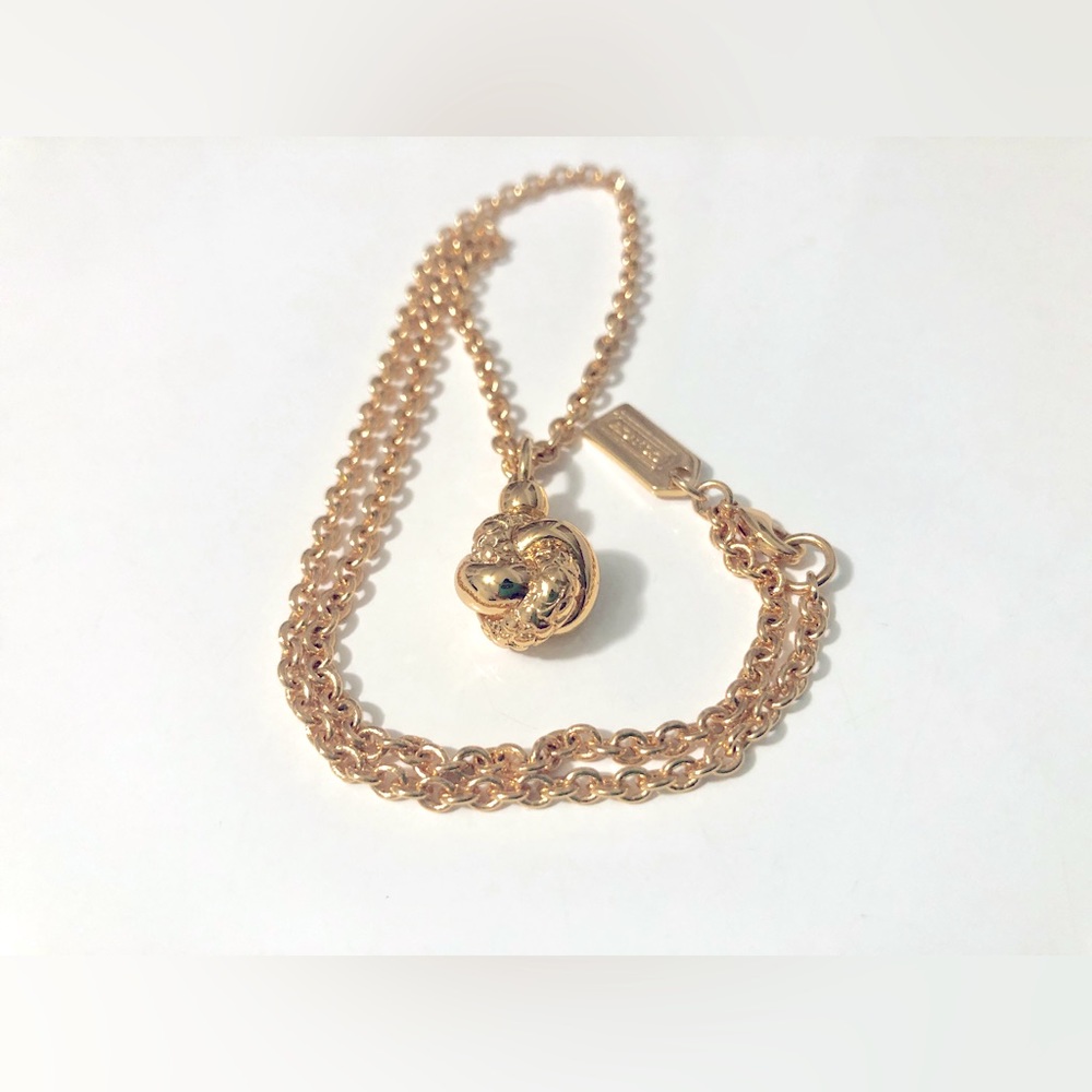 NWOT - Coach Knot Necklace